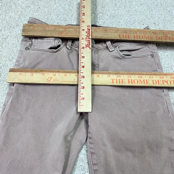 Abercrombie & Fitch Jeans Harper Super Skinny Pink Pockets Women’s Size 2 - Picture 2 of 12